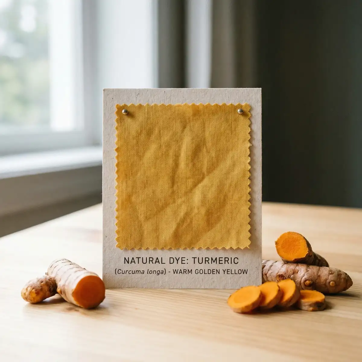 姜黄 - 天然金黄植物染料 | 麻豆